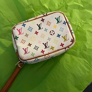 Louis Vuitton White multicolor Wapity Pouch